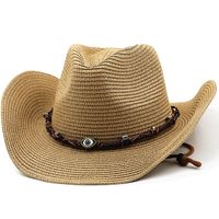 Unisex Cowboy Style Devil's Eye Curved Eaves Floppy Hat sku image 5