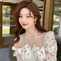 Women's Korean Style Heart Alloy Earrings No Inlaid Earrings main image 2