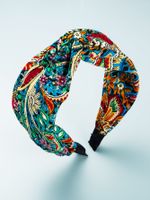 Women's Fashion Geometric Cloth Printing Hair Band main image 5