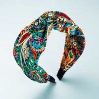 Frau Mode Geometrisch Tuch Drucken Haarband sku image 1