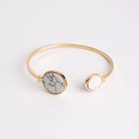 Vintage Style Simple Style Human Face Geometric Alloy Plating No Inlaid Bracelets main image 1