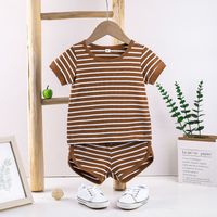 Wholesale Children's Striped Sportswear Two-piece Nihaojewelry sku image 24