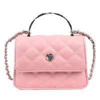 Women's Pu Leather Solid Color Lingge Fashion Lingge Cross Square Magnetic Buckle Handbag Crossbody Bag main image 3