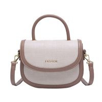 Mujeres Cuero Sintético Bloque De Color Elegante Moda Acolchado Cuadrado Hebilla Magnética Bolso Bolso Bandolera Bolsa De Sillín sku image 1