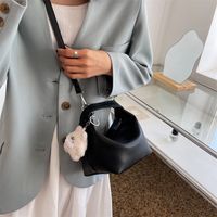 Women's Elegant Fashion Solid Color Square Zipper Handbag Pu Leather Shoulder Bags main image 2