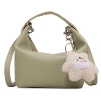 Mujeres Elegante Moda Color Sólido Cuadrado Cremallera Bolso Cuero Sintético Bolsos De Hombro sku image 3