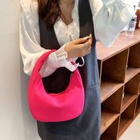 Women's Fashion Classic Style Solid Color Quilted Square Zipper Handbag Underarm Bag Pu Leather Shoulder Bags main image 3