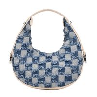 Women's Fashion Plaid Plaid Soft Surface Zipper Handbag Pu Leather Shoulder Bags main image 2