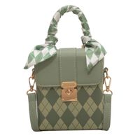 Mujeres Moda Estilo Clásico Color Sólido Superficie Suave Cuadrado Hebilla Bolsa De Hombro Bolso Bolso Cuadrado Cuero Sintético Bolsos De Hombro sku image 2