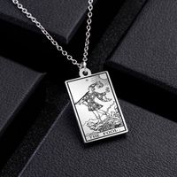 Retro Human Stainless Steel Pendant Necklace Carving Titanium Steel Stainless Steel Necklaces main image 1