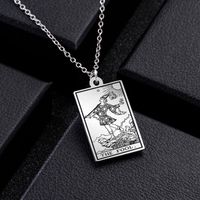 Retro Human Stainless Steel Pendant Necklace Carving Titanium Steel Stainless Steel Necklaces main image 6