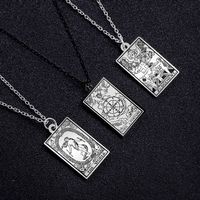 Retro Human Stainless Steel Pendant Necklace Carving Titanium Steel Stainless Steel Necklaces main image 3