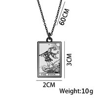 Retro Human Stainless Steel Pendant Necklace Carving Titanium Steel Stainless Steel Necklaces main image 5