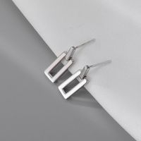 Simple Style Geometric Alloy Metal No Inlaid Ear Studs main image 4