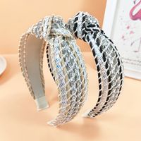 Fashion Argyle Synthetic Fibre Knot Rhinestone Hair Band 1 Piece main image 1