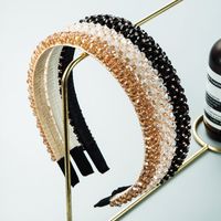 Women's Fashion Crystal Artificial Crystal Beaded Artificial Crystal Hair Band 1 Piece main image 7