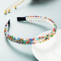 Women's Fashion Crystal Artificial Crystal Beaded Artificial Crystal Hair Band 1 Piece sku image 2