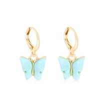 1 Pair Fashion Butterfly Alloy Plating Women's Drop Earrings sku image 4