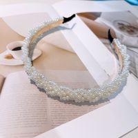 Korean Retro Pearl Bridal Headband sku image 2