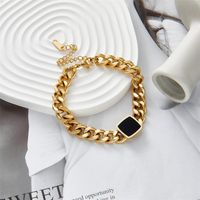 New Style Hip Hop Stainless Steel Thick Chain Bracelet main image 5
