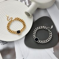 New Style Hip Hop Stainless Steel Thick Chain Bracelet main image 1