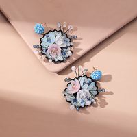 New Style Fashion Handmade Bead Color Flower Earrings main image 4