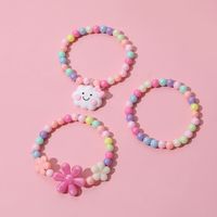 New Color Acrylic Cloud String Beads Bracelet Set main image 5