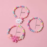 New Color Acrylic Cloud String Beads Bracelet Set main image 3