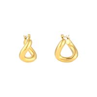 Fashion Geometric Plating Stainless Steel No Inlaid Gold Plated Earrings main image 4