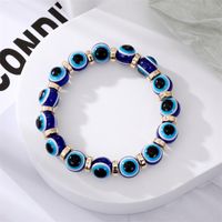 Fashion New Vintage Handmade Colorful Blue Devil's Eye Beaded Bracelet main image 4