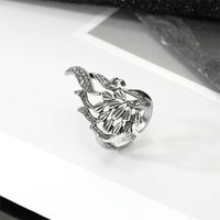 Fashion New Animal Wings Palm Geometric Resin Ring Jewelry sku image 2