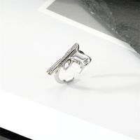 Fashion New Animal Wings Palm Geometric Resin Ring Jewelry sku image 4