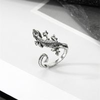 Fashion New Animal Wings Palm Geometric Resin Ring Jewelry main image 2