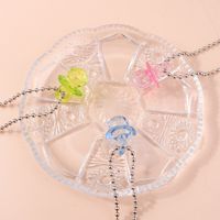 Fashion Transparent Candy Color Bead Big Baby Pop Pendant Necklace main image 3