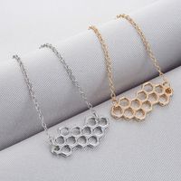 Fashion Simple Creative Honeycomb Geometric Women's Alloy Bracelet main image 1