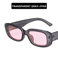 Elegant Hip-hop Retro Resin Square Full Frame Women's Sunglasses sku image 1
