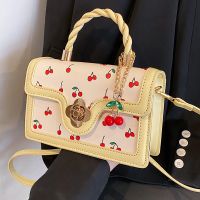 Women's Pu Leather Fruit Fashion Metal Button Square Buckle Handbag Crossbody Bag main image 4
