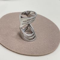 Women's Hip-hop Geometric Metal Rings Plating No Inlaid Rings sku image 1