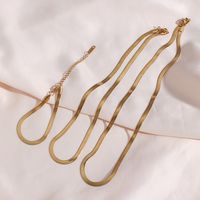 Women's Lady Geometric Stainless Steel Bracelets Stripe Rope Metal No Inlaid Copper Bracelets main image 3