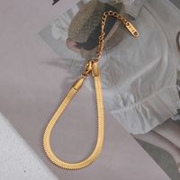 Women's Lady Geometric Stainless Steel Bracelets Stripe Rope Metal No Inlaid Copper Bracelets main image 2