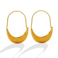 Women's Simple Style Geometric Titanium Steel Earrings Plating No Inlaid Stainless Steel Earrings main image 2