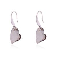Fashion Heart Shape Copper Artificial Crystal Earrings main image 2