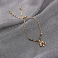 Simple Style Tree Copper Bracelets Pearl Zircon Copper Bracelets main image 7