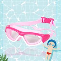 Gafas Unidas De Lindo Color Sólido Para Niños Con Tapones Para Los Oídos Accesorios De Natación main image 1