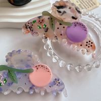 Korean Style Butterfly Cellulose Acetate Sheet Inlay Rhinestone Hair Claws main image 2