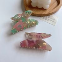 Koreanische Art Schmetterling Essigsäure Platte Keine Intarsien Haarkrallen main image 4