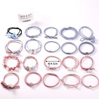 Women's Simple Style Geometric Polyester Pearl Hair Tie main image 3