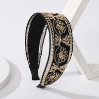 Vintage Style U Shape Cloth Lace Hair Band sku image 1