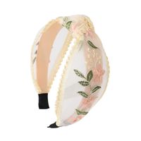 Fairy Style Flower Cloth Lace Hair Band main image 4