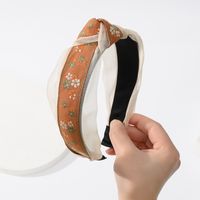 Fairy Style Flower Cloth Lace Hair Band main image 5